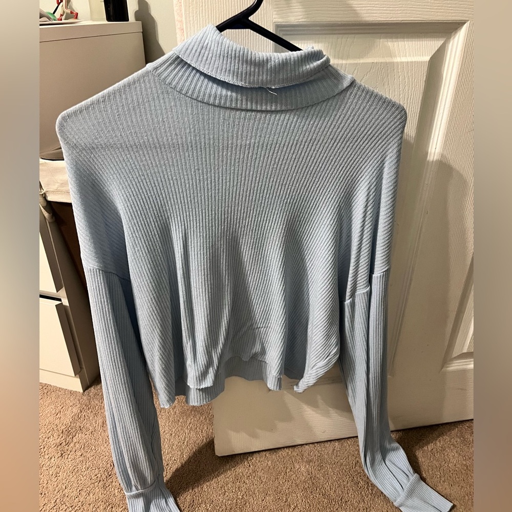 Baby Blue Turtleneck